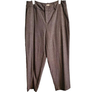 2) A New Day Dress Pants Womens Size 12 black White Stretch Career NWOT